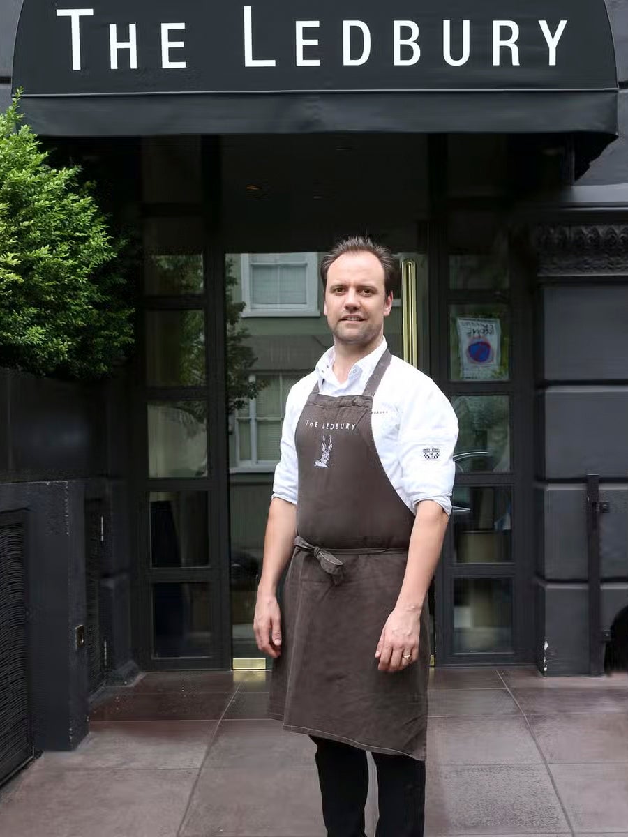 Brett Graham of The Ledbury took home the restaurant’s shining third star