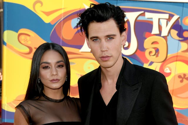 <p>Vanessa Hudgens and Austin Butler together in 2019 </p>
