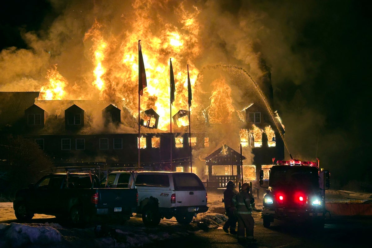 Millionaire owner of lakefront resort charged with arson after ‘he joked about burning it to the ground’