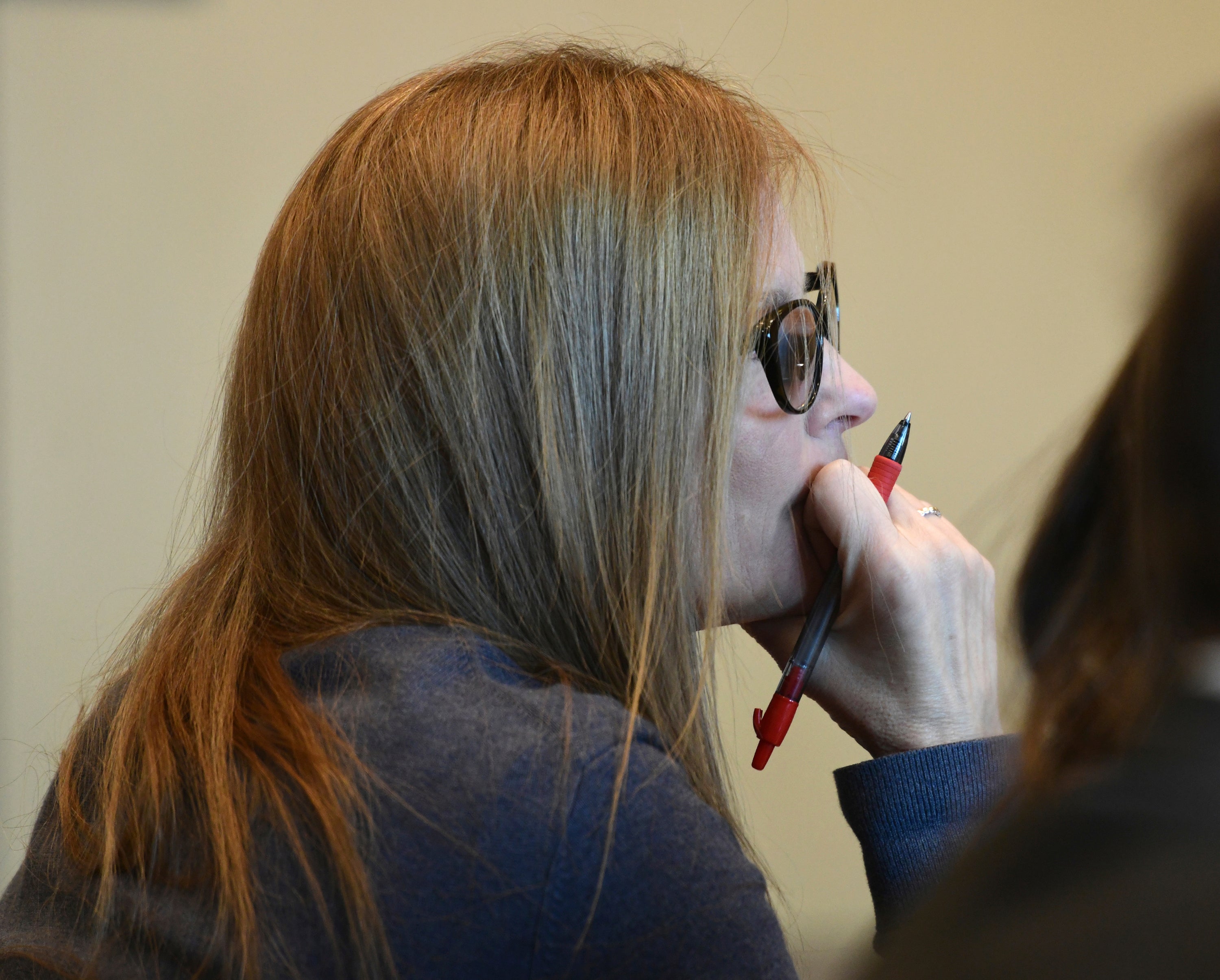 <p>Court in Stamford, Conn. Tuesday 6 February 2024. Ms Troconis is on trial for charges related to the disappearance and death of New Canaan resident Jennifer Dulos. (Tyler Sizemore/Hearst Connecticut Media via AP, Pool)</p>