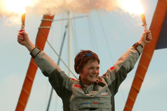 Yachtswoman Ellen MacArthur created history in 2005 (Chris Ison/PA)