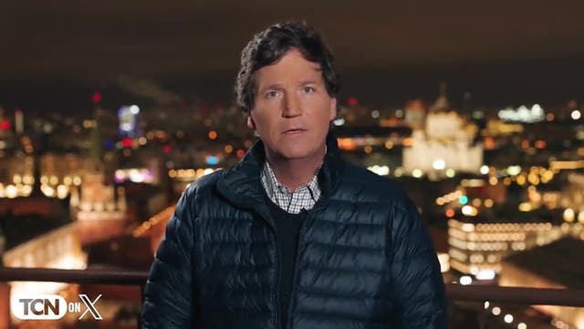 <p>Tucker Carlson reveals why he is interviewing Putin in Russia</p>