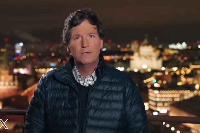 <p>Tucker Carlson reveals why he is interviewing Putin in Russia</p>