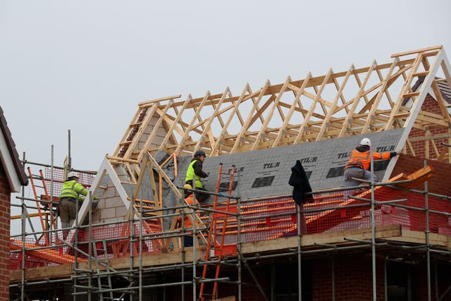 UK housebuilder Barratt Developments has agreed to buy rival Redrow in a deal worth £2.5bn (Gareth Fuller/PA)