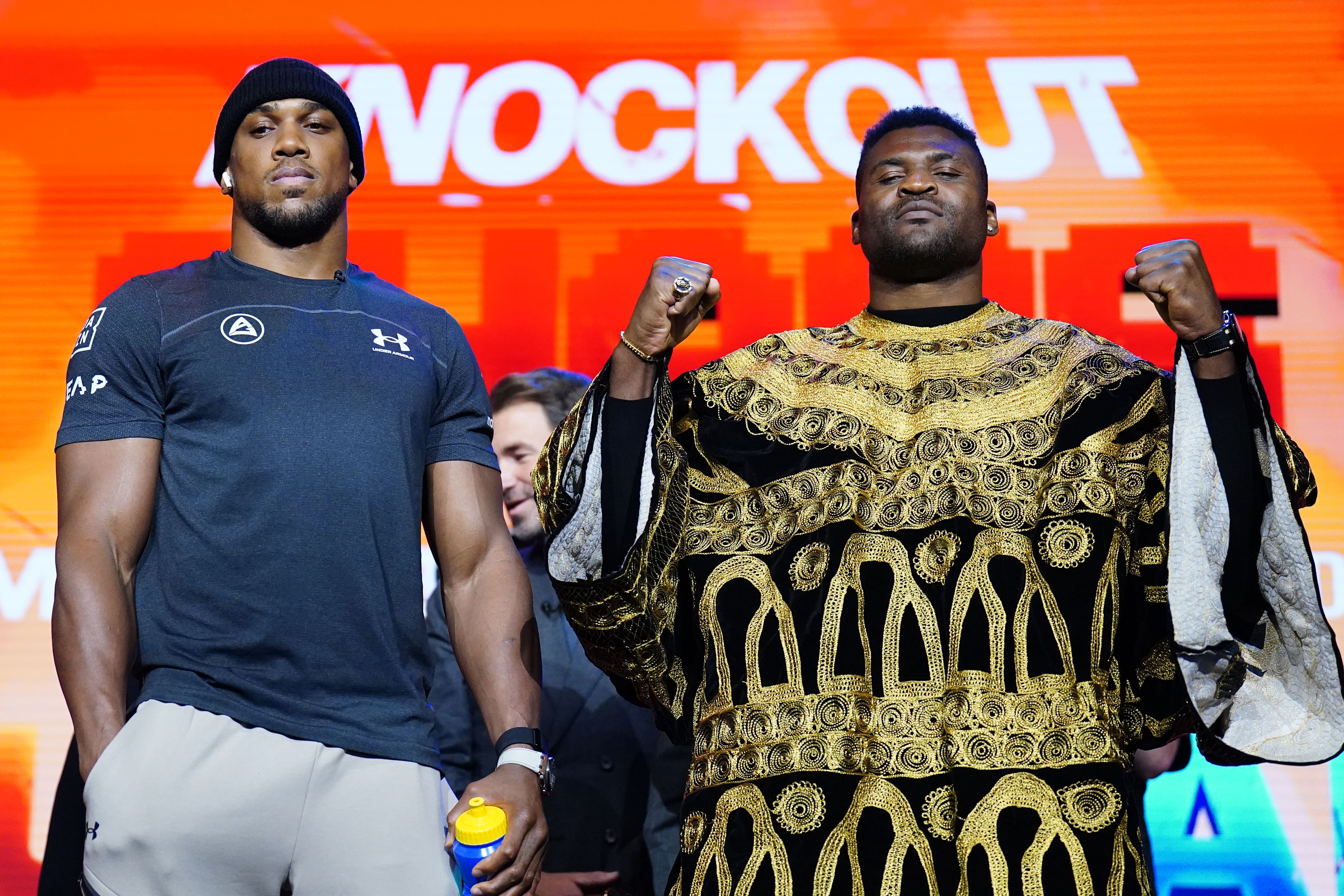 Ngannou will take on Anthony Joshua in a boxing bout on 9 March
