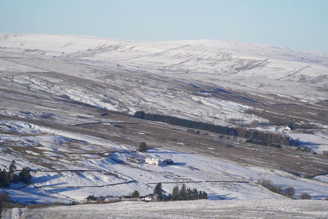 Snow could impact travel in some areas of the UK (Owen HumphreysPA)