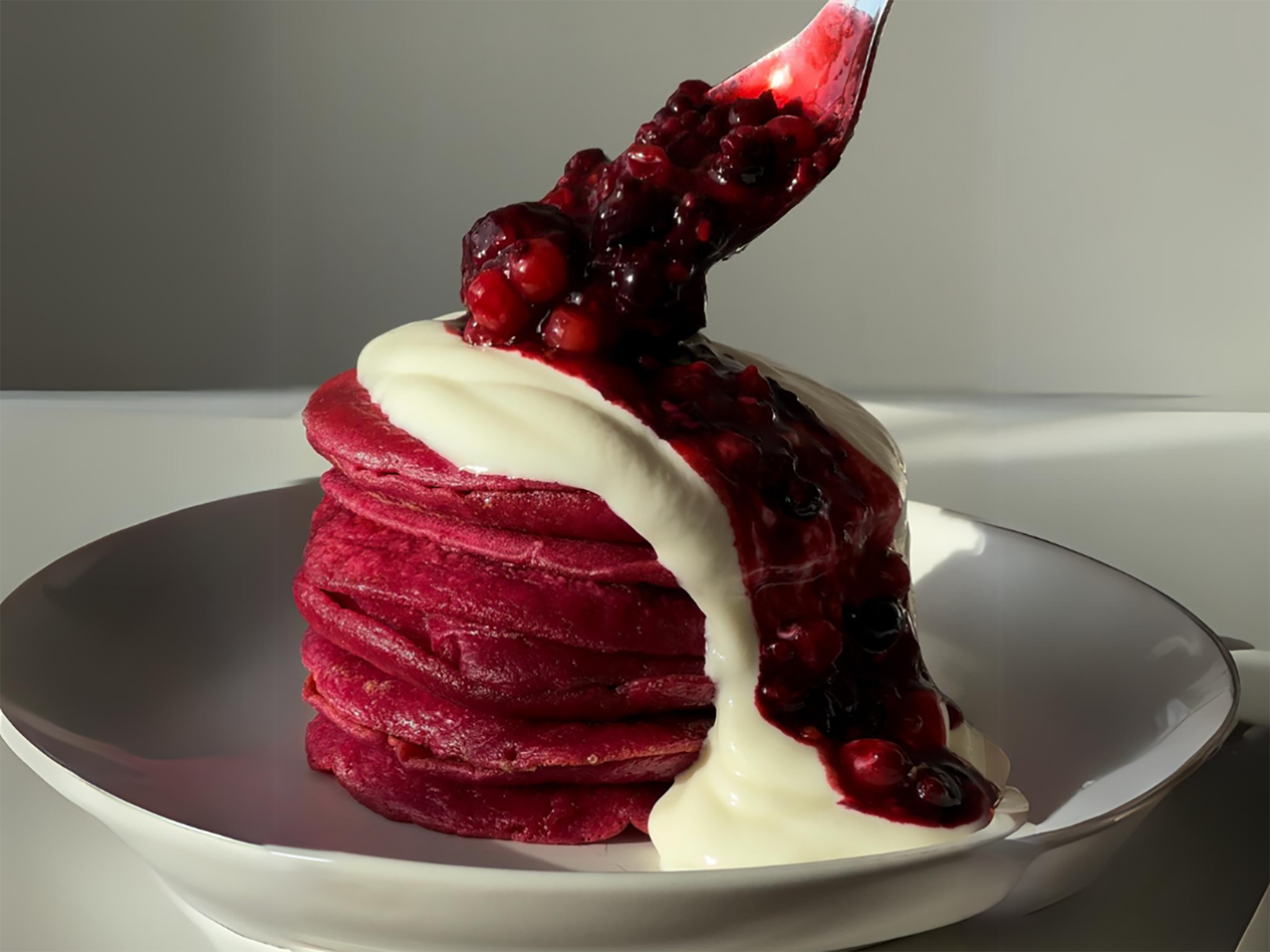 Bring the beetroot craze to pancake day