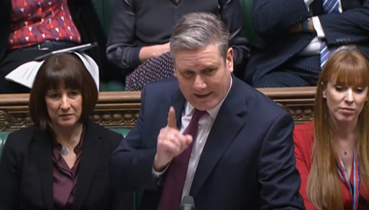 Keir Starmer admonished the Tory leader for the remarks, saying: ‘Of all the weeks to say that, when Brianna’s mother is in this chamber. Shame’