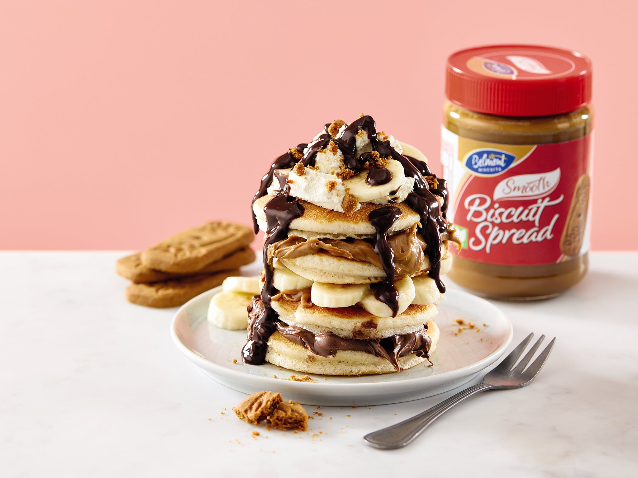 Ever thought of swirling Biscoff through your next batch of pancakes?