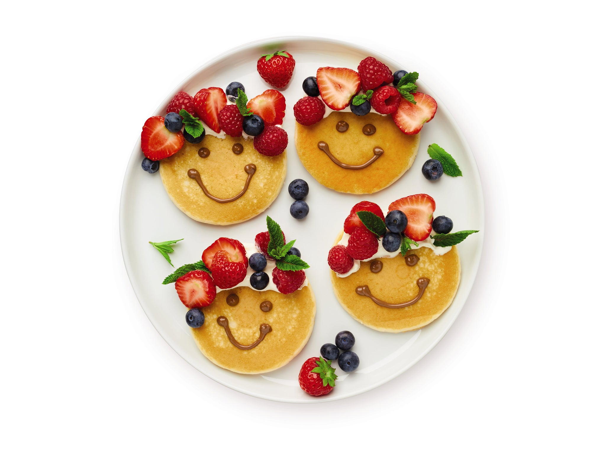 Help get in the kids’ five-a-day with these amazing berry pancakes