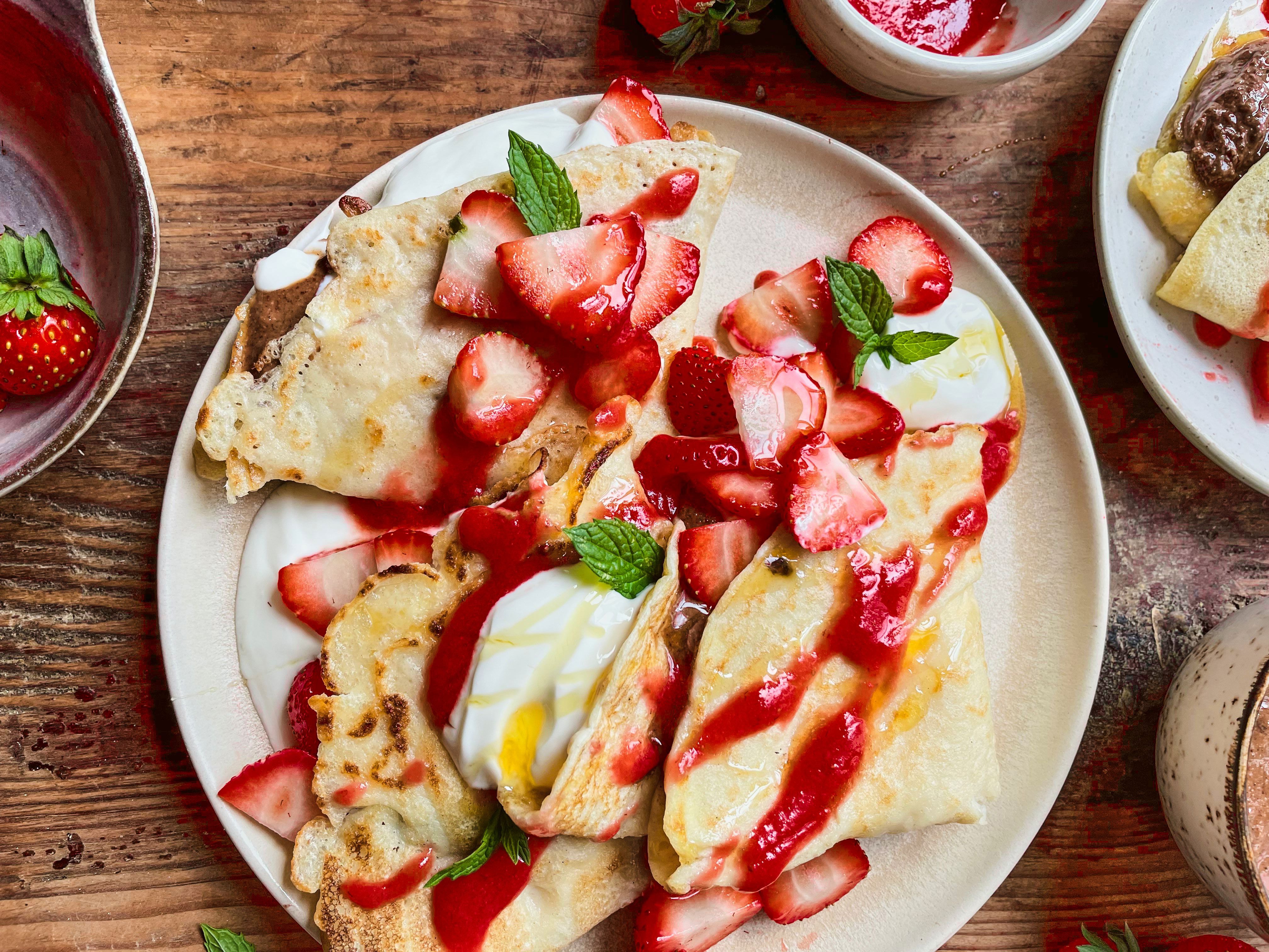 These four-ingredient crepes are incredibly versatile