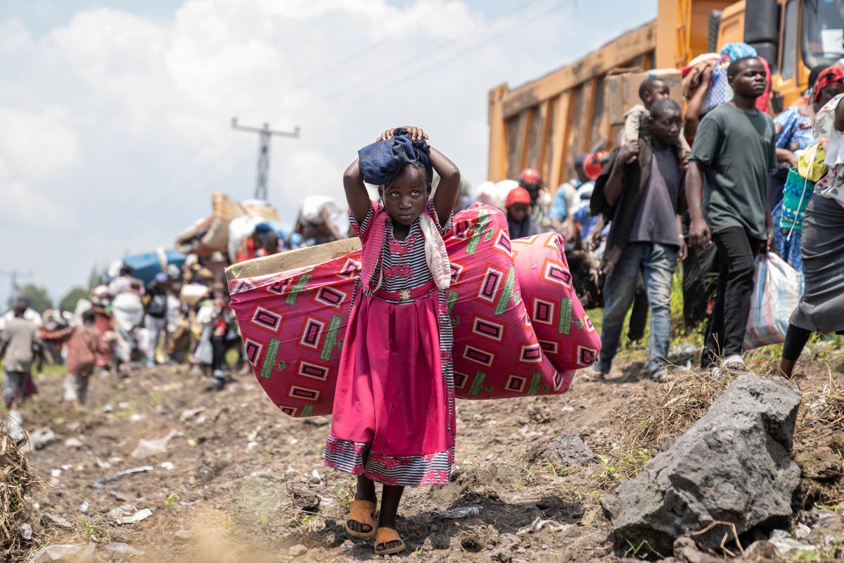 Residents scatter as they fear Congo rebel group will again seize key eastern city of Goma