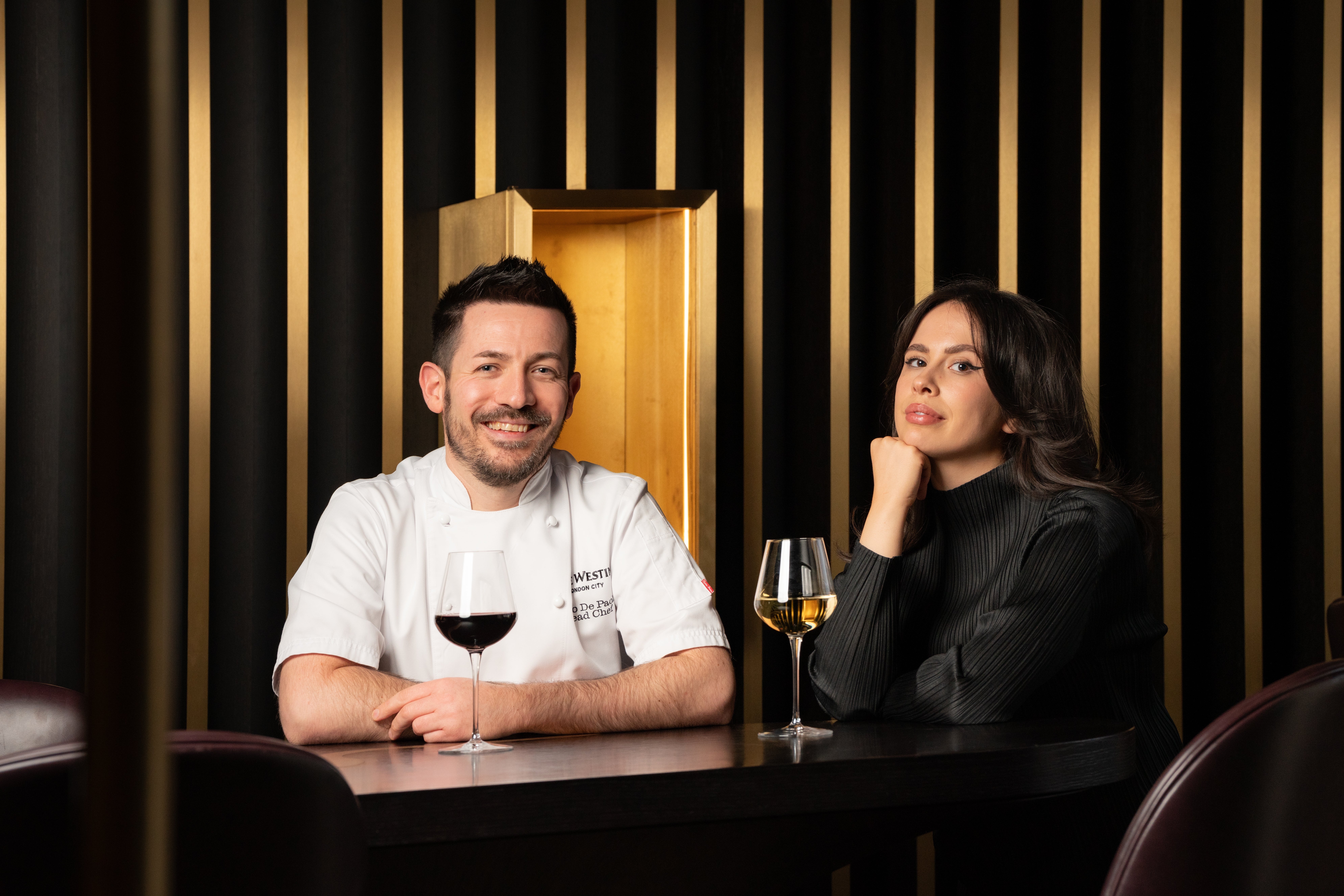 Hithe + Seek Head Chef Fabio De Paolis and wine expert Hannah Crosbie