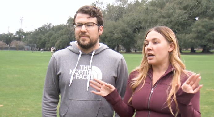 <p>Isaiah and Monica Grant have described the ordeal as ‘traumatising’ </p>