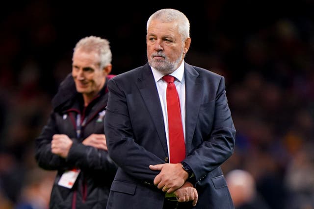 Warren Gatland has made seven changes for Wales’ Six Nations clash against England (Joe Giddens/PA)