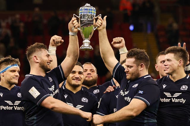 <p>Scotland clung on to win the Doddie Weir Cup against Wales </p>