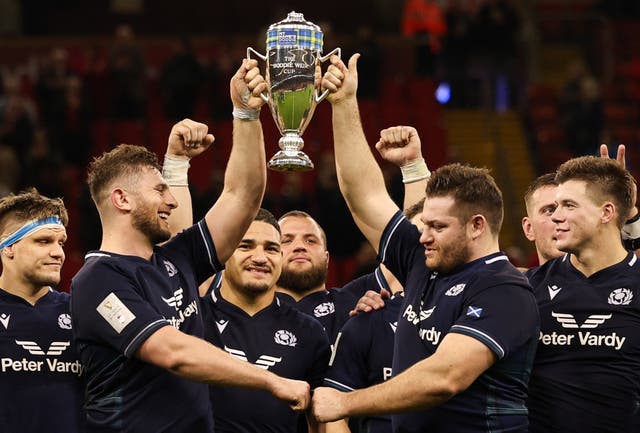 <p>Scotland clung on to win the Doddie Weir Cup against Wales </p>