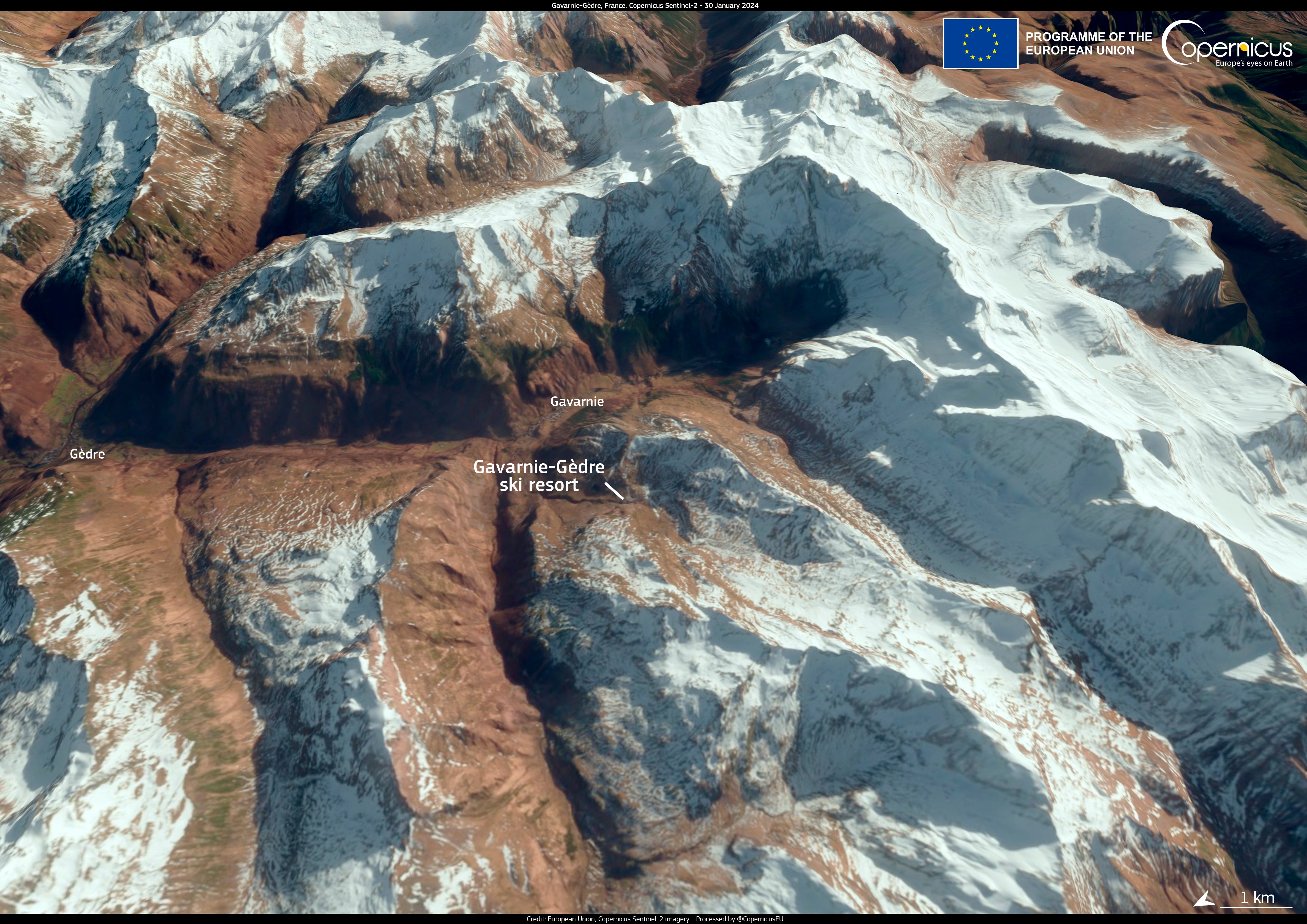 Like many other countries in Europe, France has experienced an unusually warm January, with temperatures remaining above 0ºC in the French Pyrenees region, leading to lack of snow