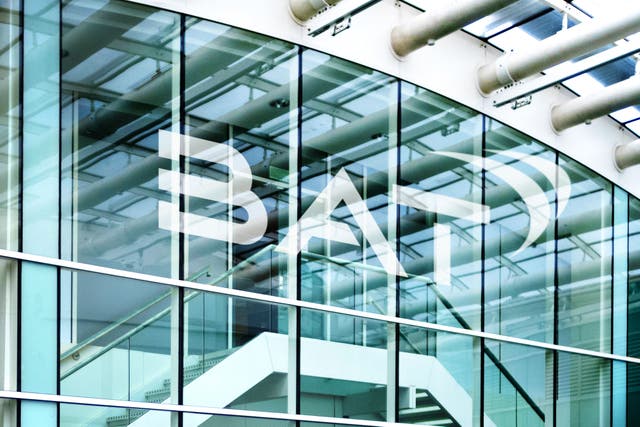British American Tobacco has revealed it swung to an annual loss after taking a higher-than-expected charge on its US business (British American Tobacco/PA)