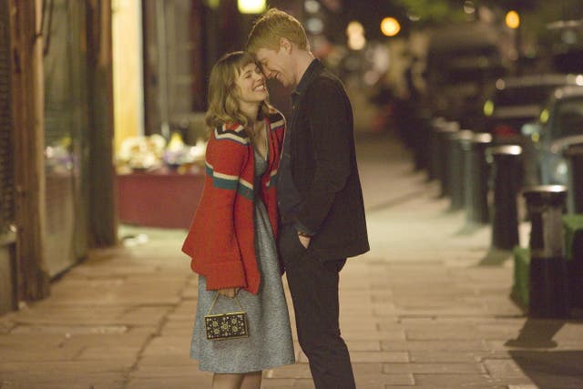 <p>Rachel McAdams and Domhnall Gleeson in time-traveller romcom ‘About Time’</p>