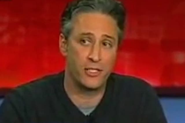 <p>Watch: Jon Stewart calls Tucker Carlson a ‘di**’ in resurfaced clip</p>