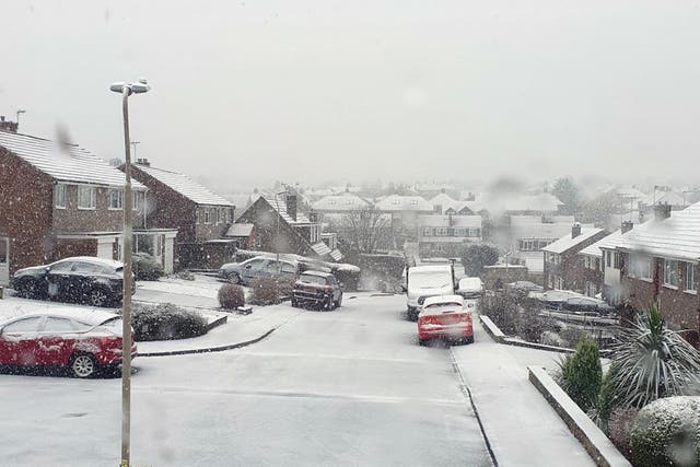 <p>More than 100 schools have closed as snow hits the UK  </p>