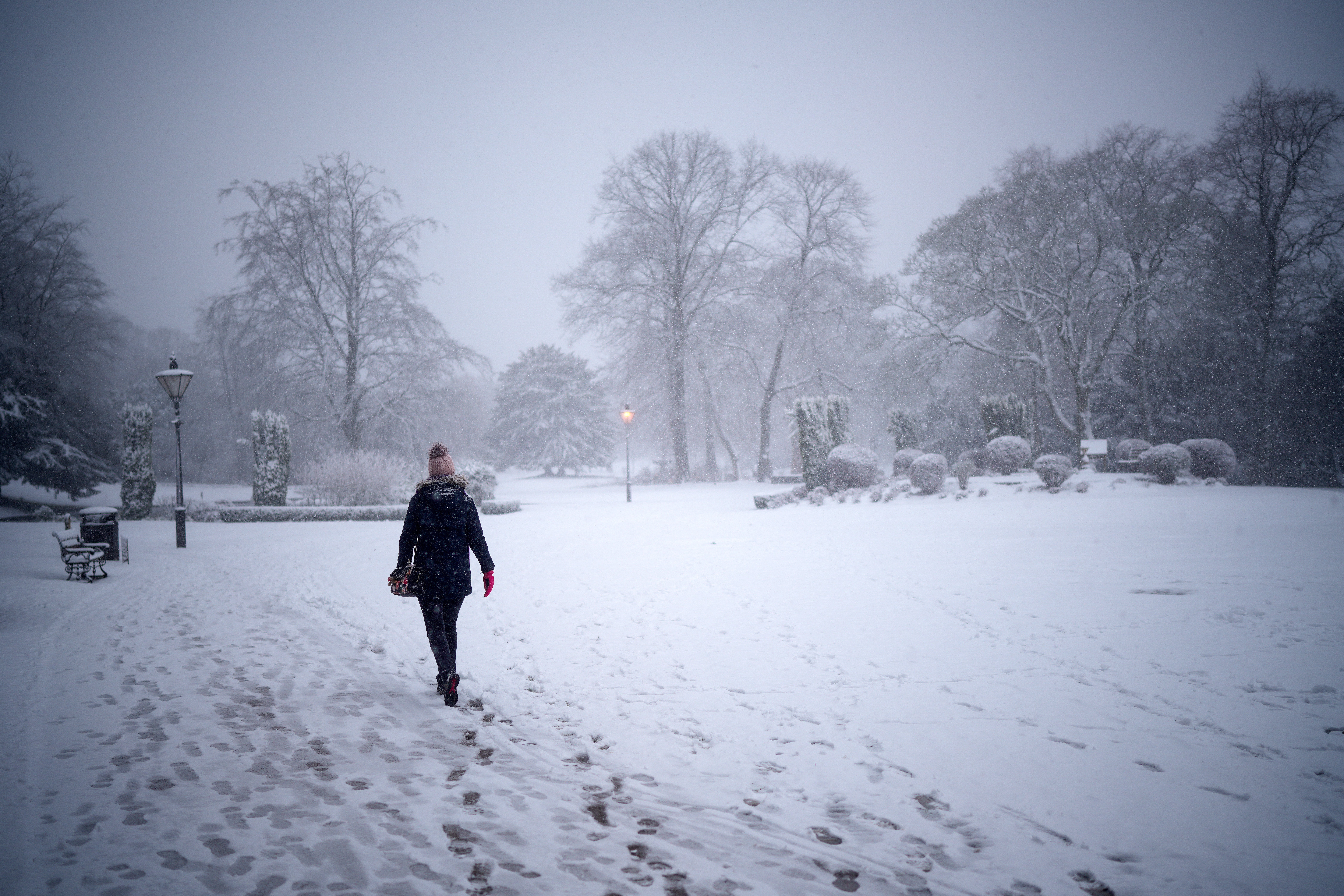 <p>More snow is set to fall across some areas of the UK on Friday and over the weekend, the Met Office has warned</p>