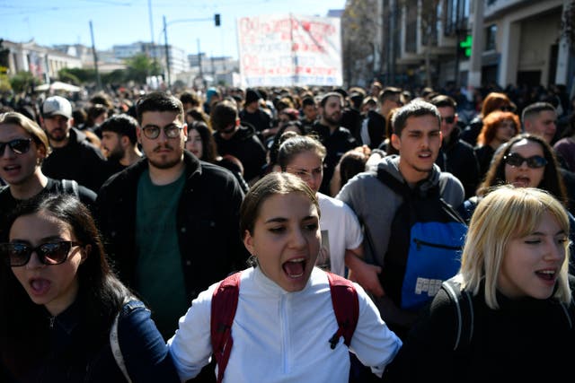Greece Student Protests