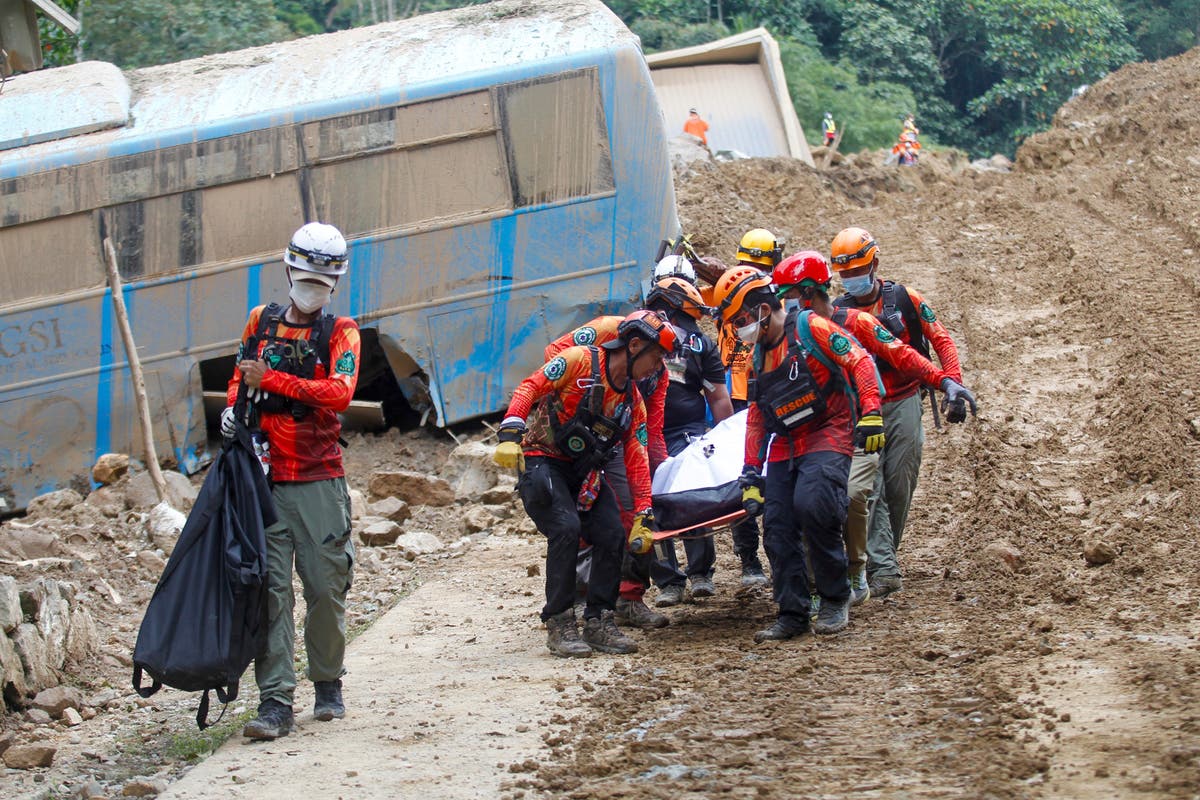 54 people are confirmed dead in a landslide that buried a gold-mining ...