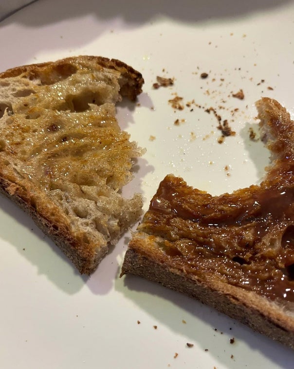 Toast of the town (or social media): the controversial slice in question