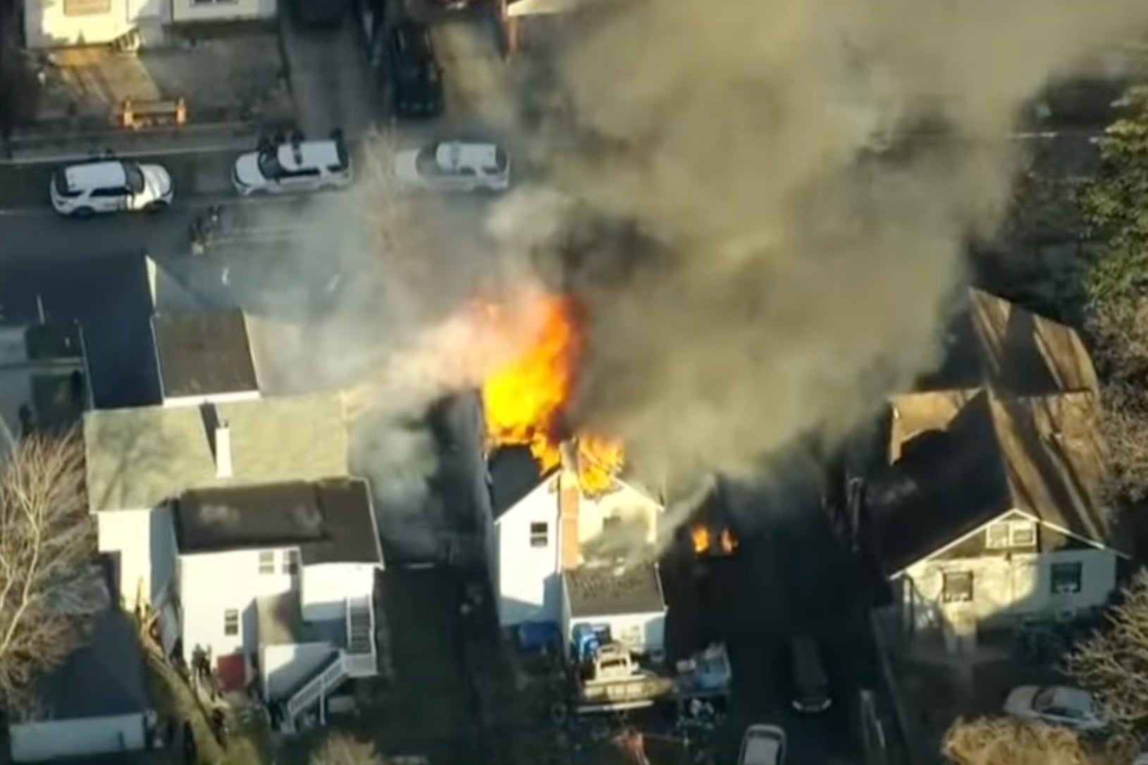 Six people are missing after a home in suburban Philadelphia was set ablaze
