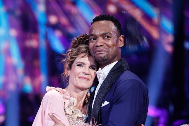 <p>Annabel Croft and Johannes Radebe on Strictly Come Dancing 2023</p>