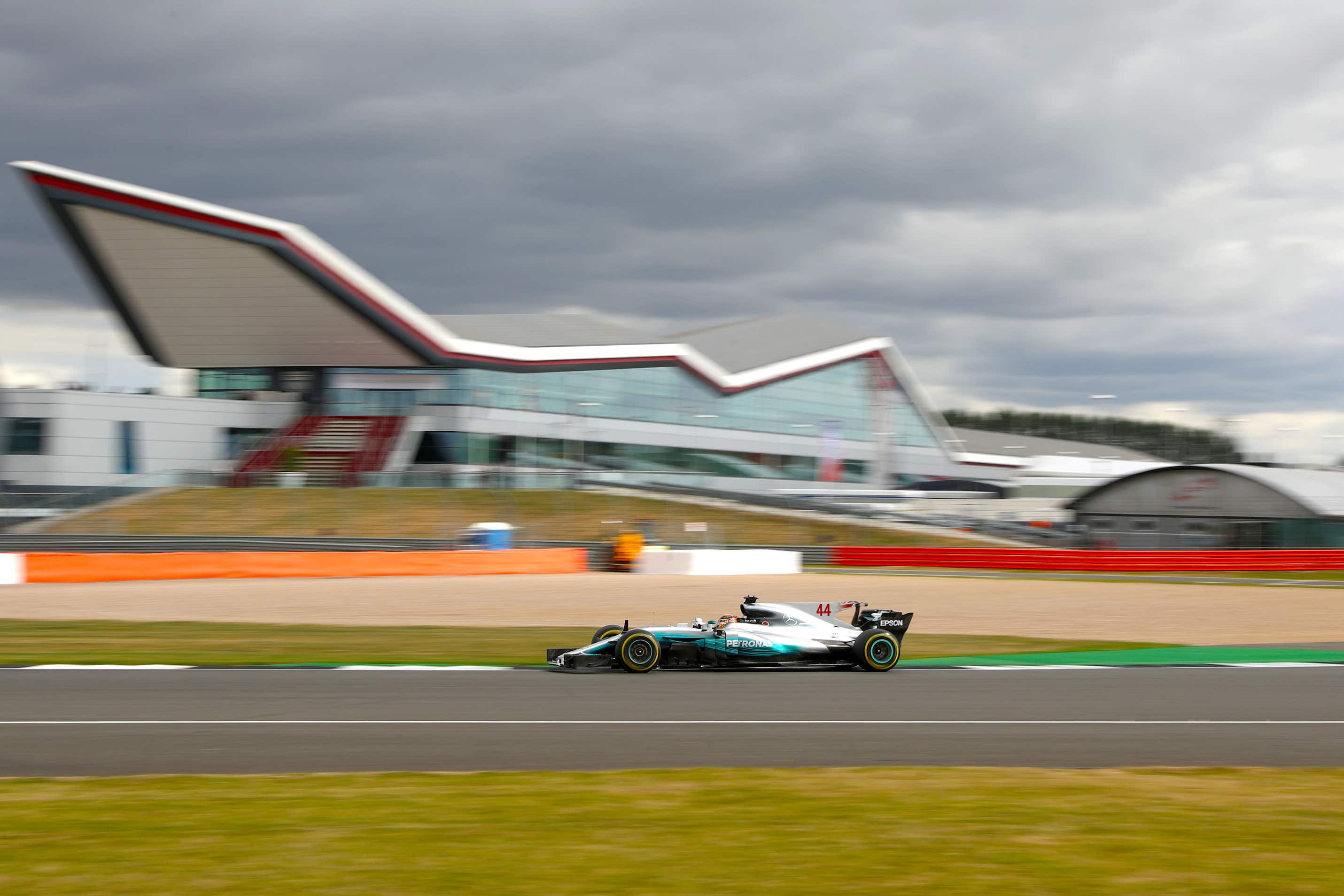 Lewis Hamilton at the 2017 British Grand Prix