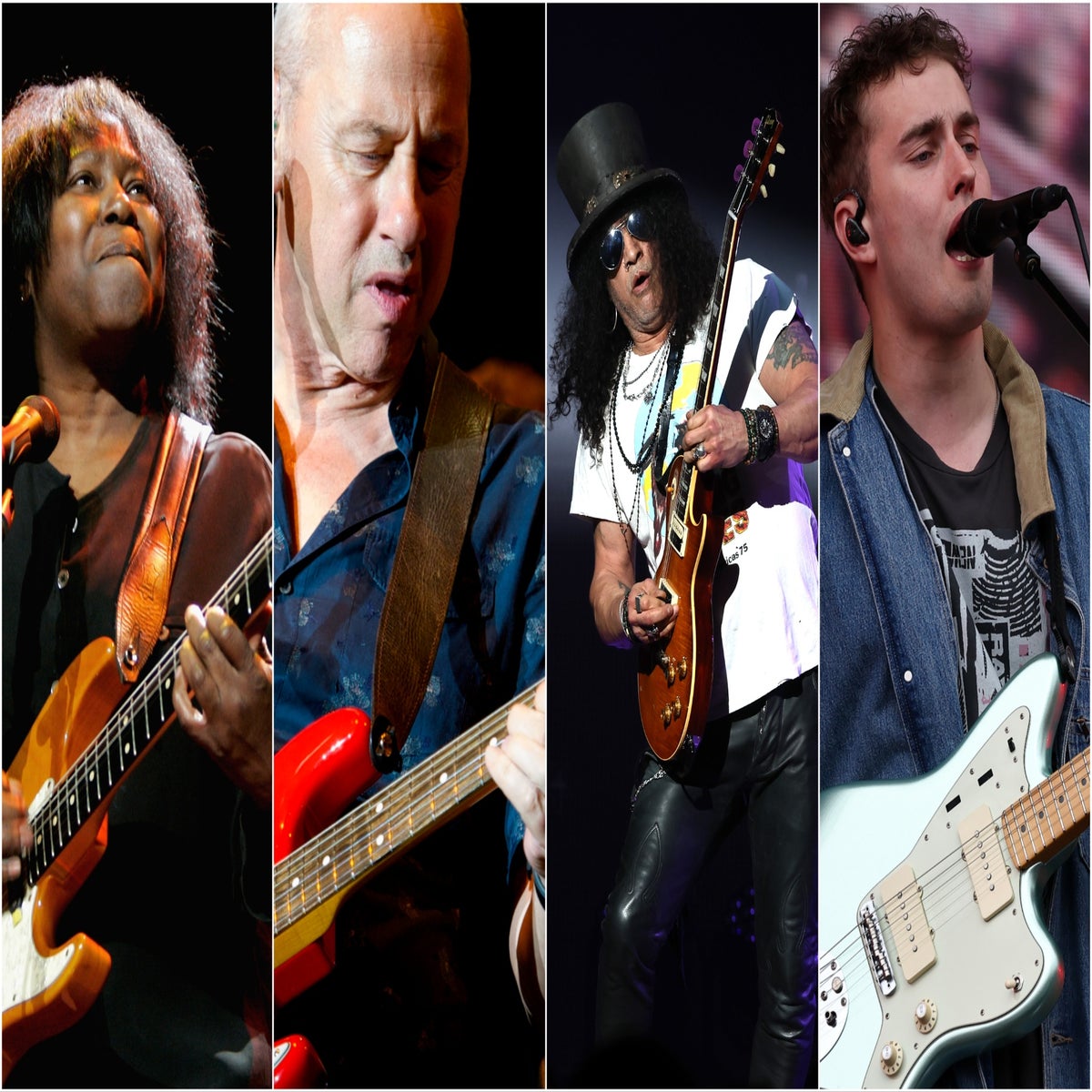 An embarrassment of riches': Mark Knopfler unites world guitar heroes for  charity single