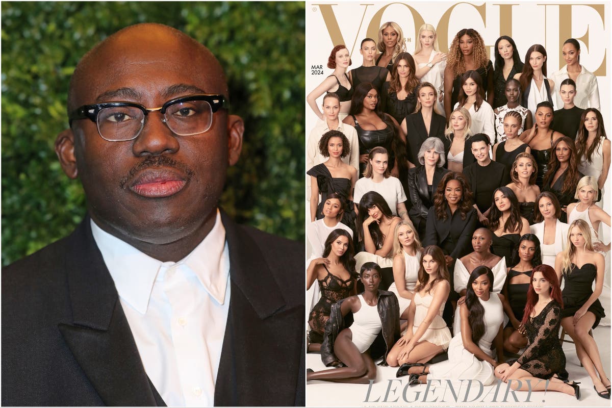 Edward Enninful brings together 40 &lsquo;legendary women&rsquo; for his final British Vogue cover
