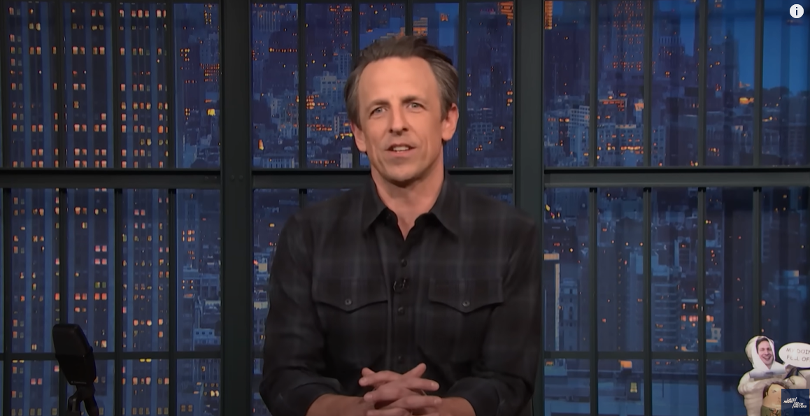 <p>The <em>Late Night </em>host said that speaker Mike Johnson looks like AI</p>