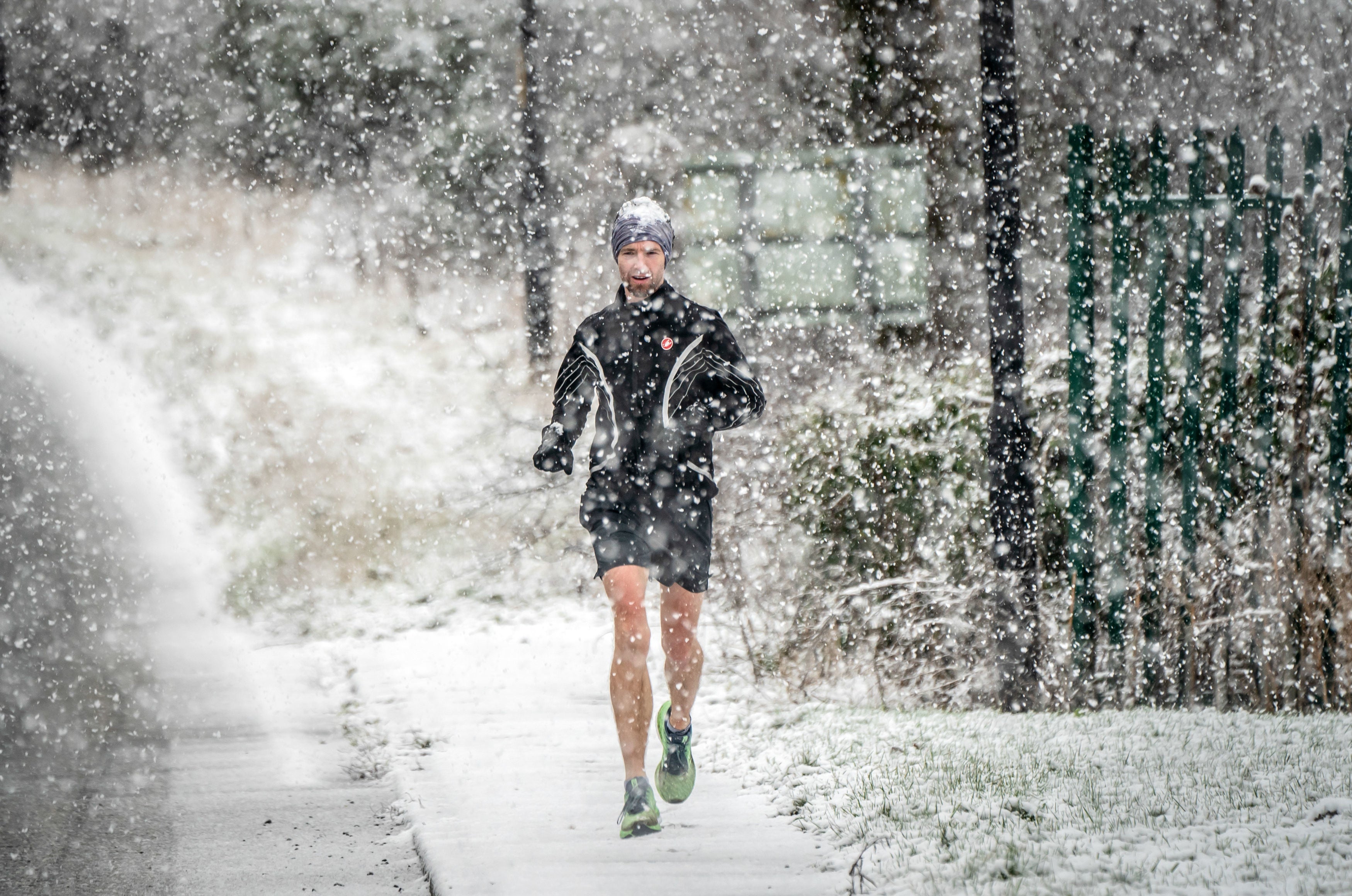 A runner in Knaresborough, North Yorkshire