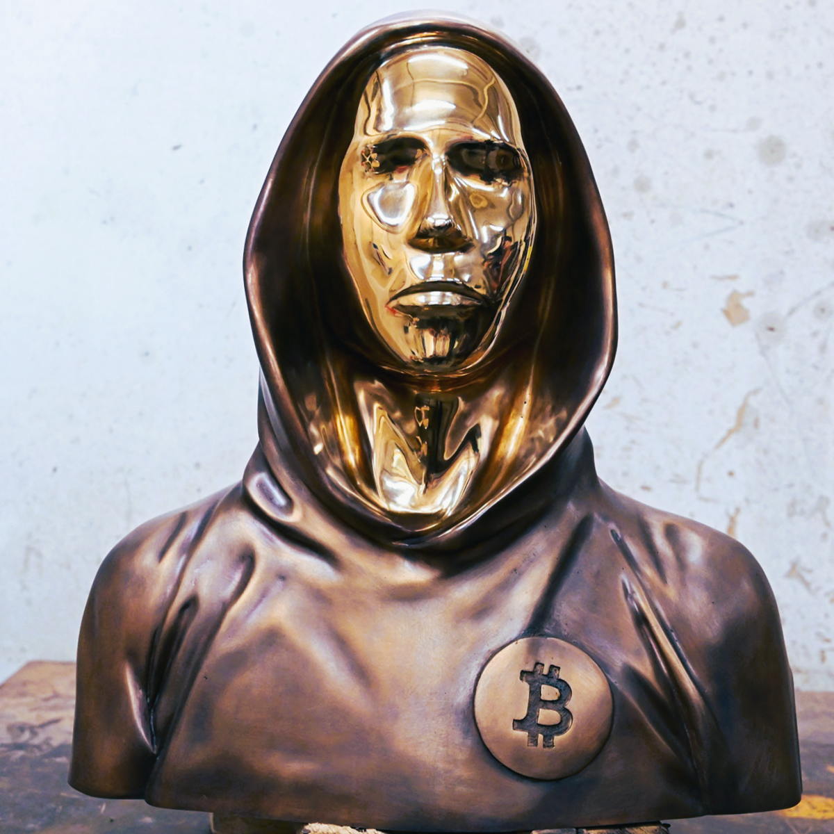 The Mystery of Bitcoin's Sleeping Whales, and What Happens When They Finally Wake Up A statue representation of Satoshi Nakamoto