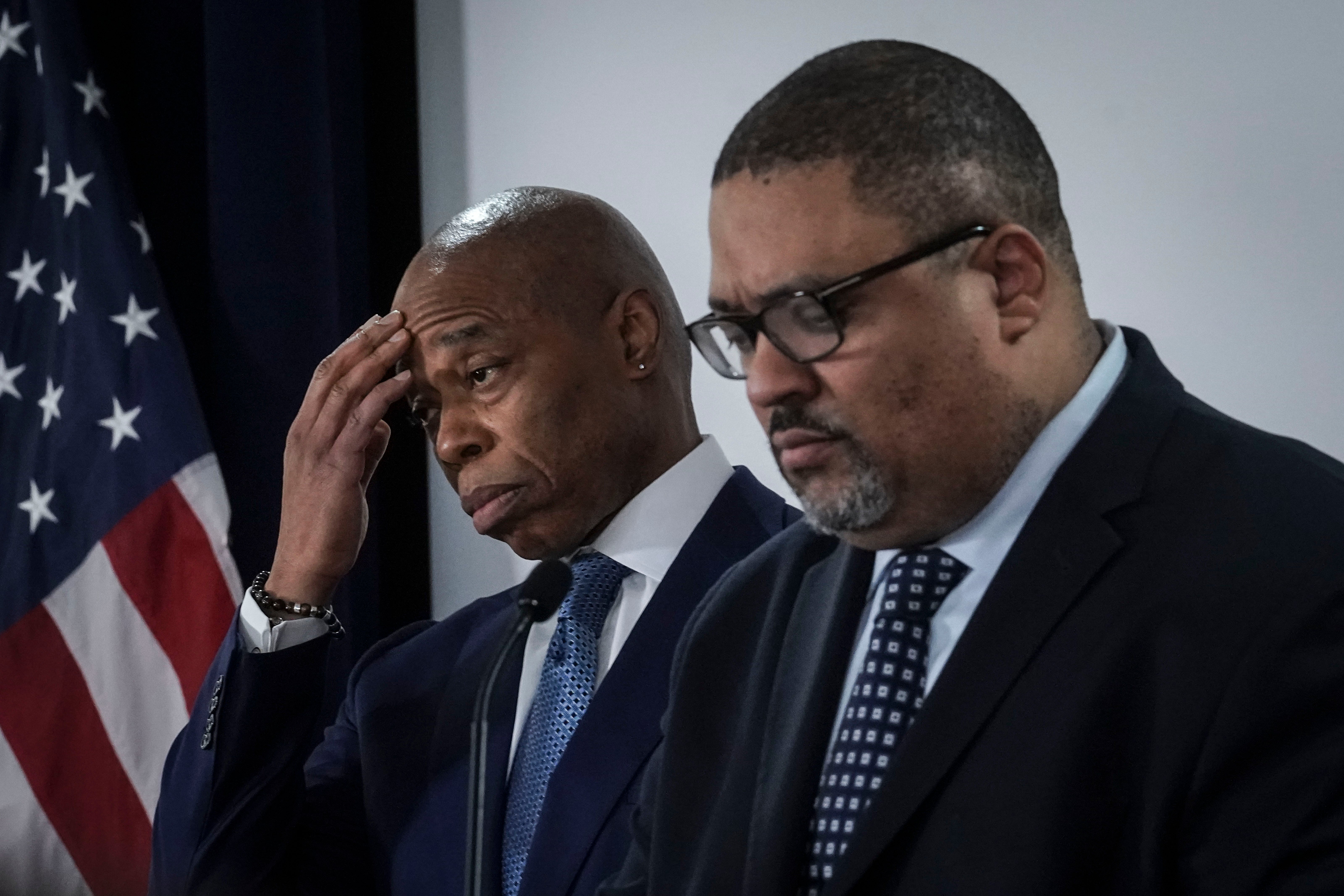 Migrant Arrests Times Square