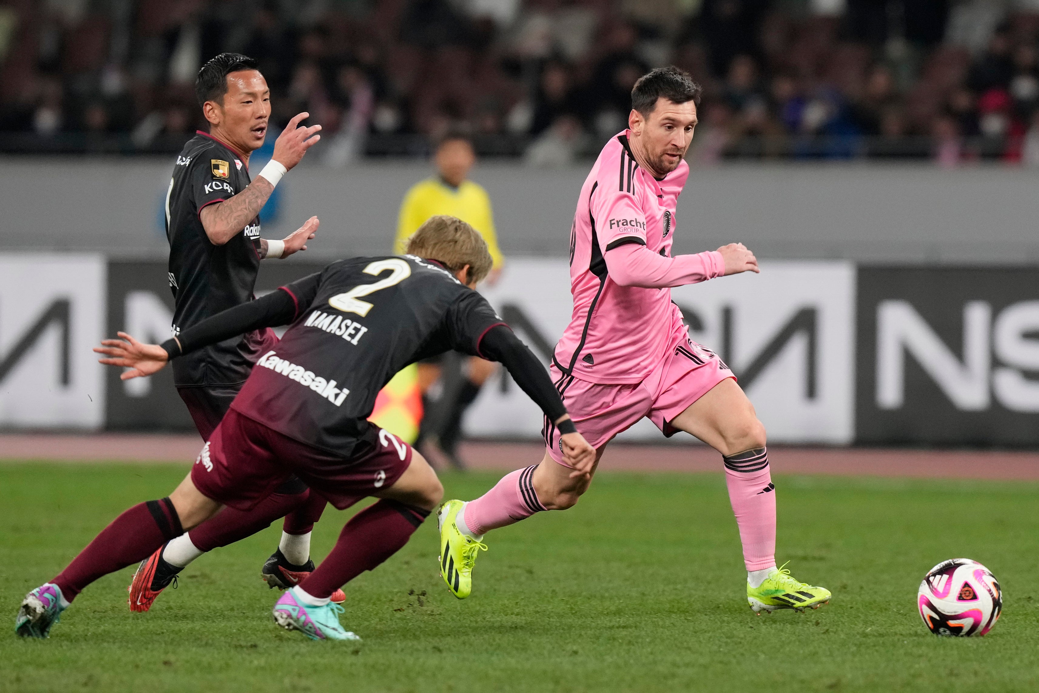Messi played in the match a few days later in Japan