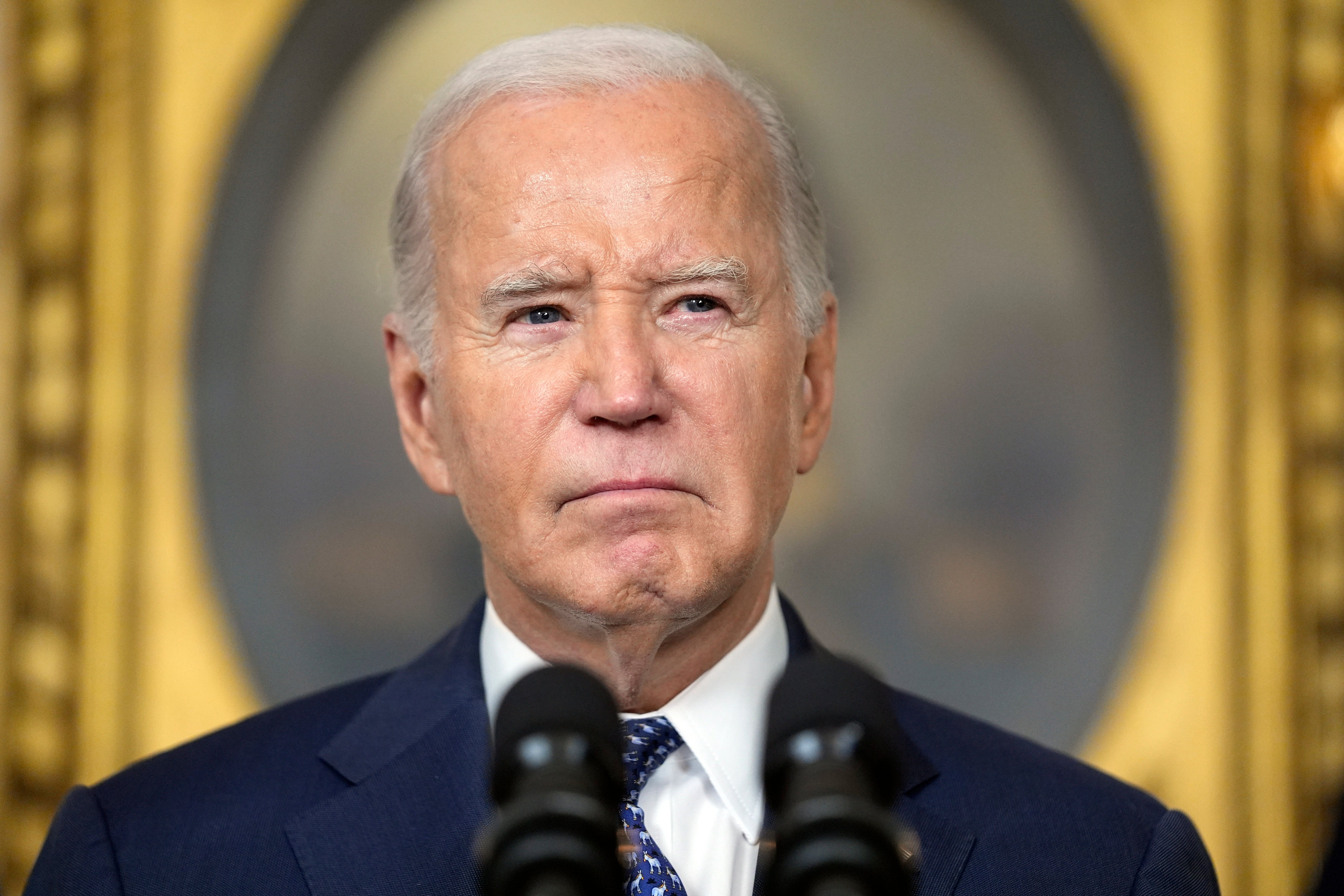 Democrats are seeking to defend president Biden after he appeared to confuse Mexico with Egyptduring a press conference
