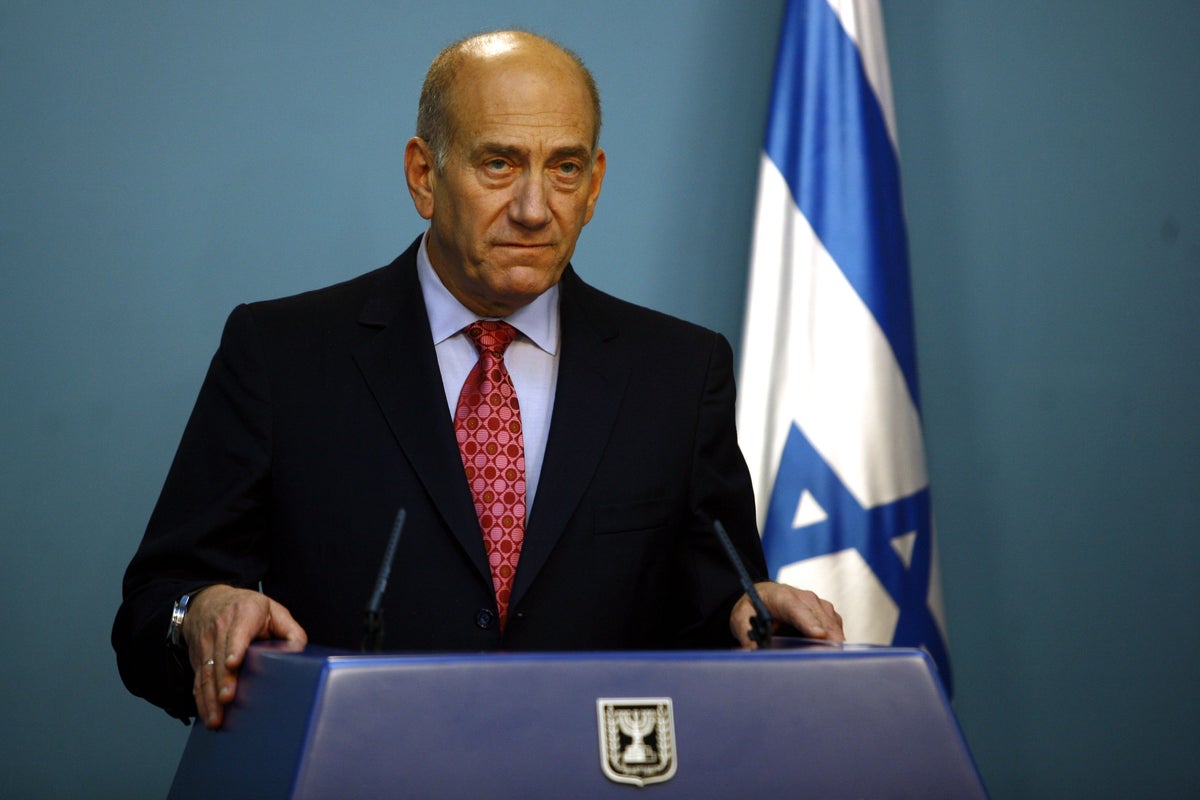‘Humanitarian city’ in Gaza a concentration camp for Palestinians: former Israeli PM