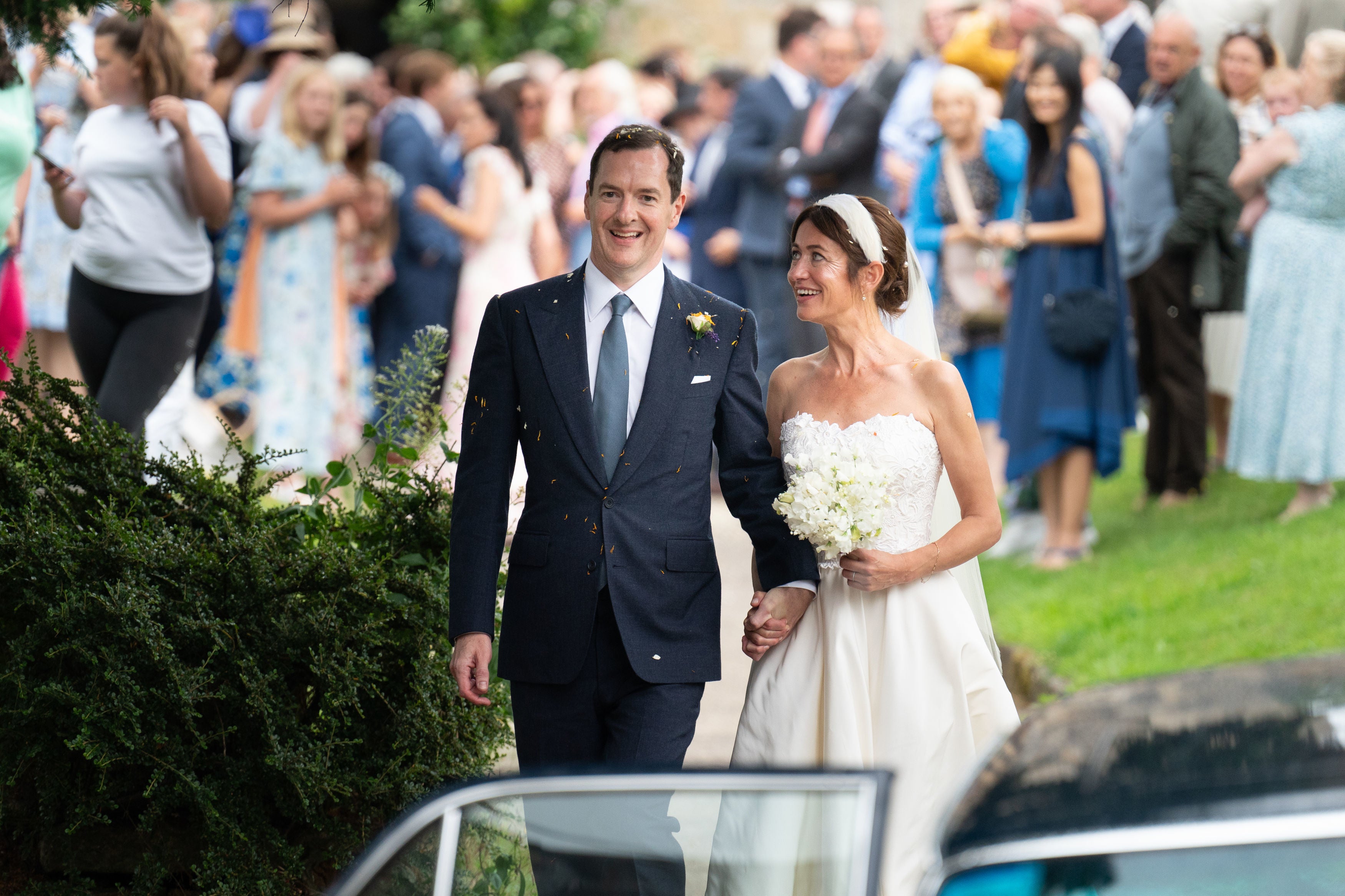Osborne and Rogers wed in a star-studded ceremony last year