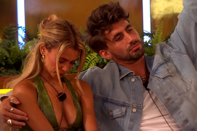 <p>Joanna left in tears during the ‘All Stars Couple Goals’ game </p>