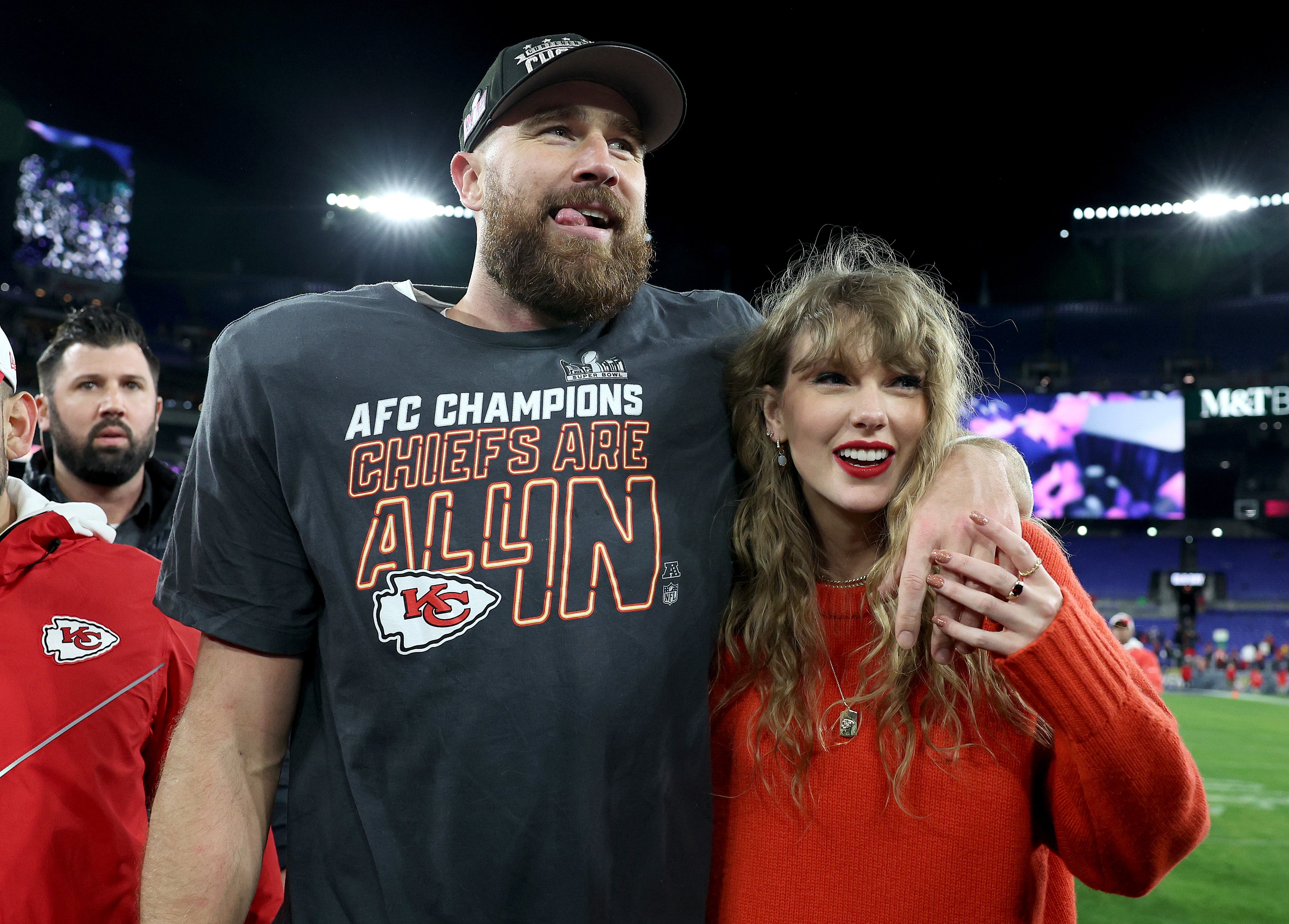 Taylor Swift has been supporting partner Travis Kelce throughout the playoffs