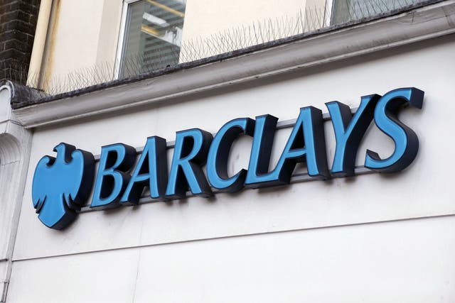 A branch of Barclays bank in London as the bank releases revisions to its climate change strategy (Yui Mok/PA)