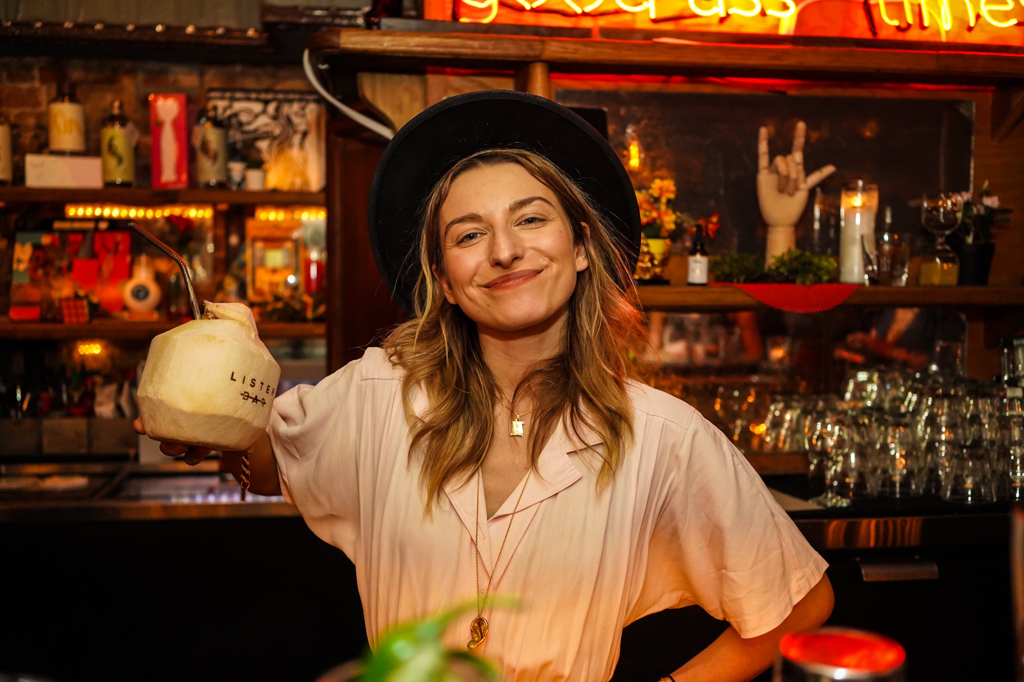 Booze is no longer an integral part of a fun night out at New York’s Listen Bar