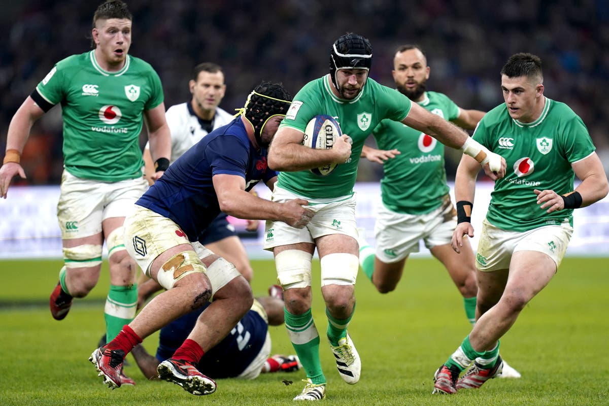 Caelan Doris to captain Ireland for first time in Italy Six Nations clash