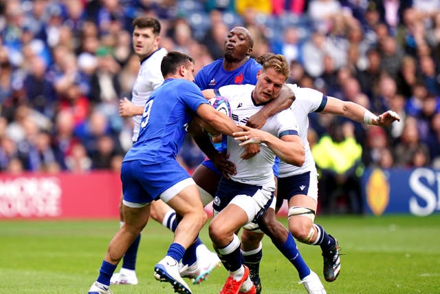 Scotland and France lock horns at Murrayfield on Saturday (Jane Barlow/PA)
