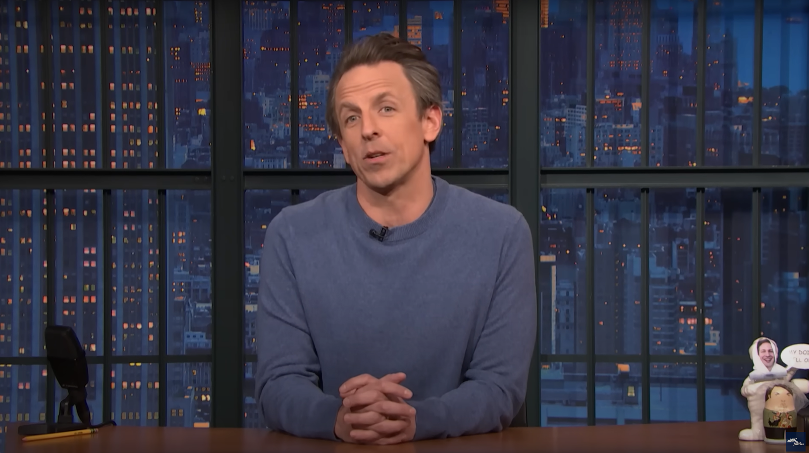 Seth Meyers poked fun that the 14th Amendment specifically excluded Donald Trump from its insurrectionist clause